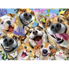 Ceaco - Selfies - Companion Selfies - 500 Piece Jigsaw Puzzle