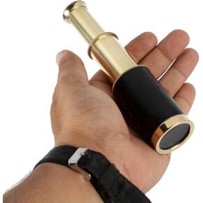 6" Handheld Brass Telescope Nautical Spyglass - Pirate Navigation
