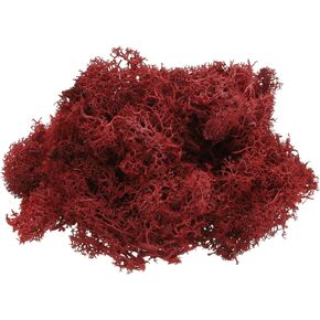 uxcell Preserved Reindeer Moss, 4 OZ Fake Moss for Crafts Artificial Dried Moss for Decoration, Craft, Terrariums, Potted Plants, Centerpieces Fairy Gardens (Light Pink)