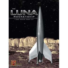 Pegasus Spiele GmbH PG9111 Pegasus Hobby 1/144 Luna Rocket with Moon Base