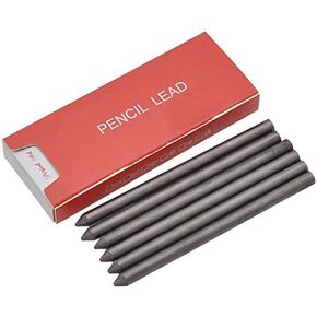 2.0mm Mechanical Pencil Lead Holder with Clip 2.0mm Pencil Metal Mechanical Clutch with Built-in Sharpener Automatic Graphite Lead Pencil for Construction, Draft Drawing, Art Sketching 2PCS