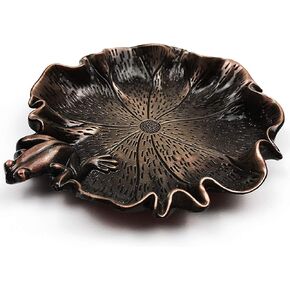 Bronze Multifunctional Inkwell Inkstone with Brush Holder for Chinese Japanese Calligraphy Painting Practice (Ink Dish + Brush Rest) Beautiful, Durable, Practical, Full-Featured（WA1） in Saudi Arabia