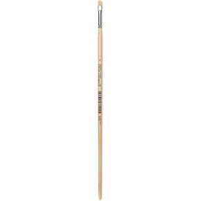 Utrecht Rhenish Pure Hog Bristle Brush - Bright, Size 2, Long Handle