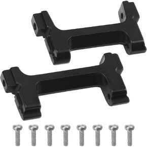 ShareGoo Aluminum Alloy Front Rear Bumper Mounts Stand Set Compatible with 1/18 Traxxas TRX4M 1/18 RC Crawler Car Upgrade Parts (Blue)