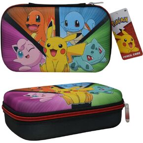 Pokémon Characters Pencil Case with Zipper Closure