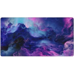MTG Playmat TCG Playmat Board Game Card Game Trading Card Game Play mat Desk pad Original Hand-Painted Stitched Edges Smooth Surface Rubber Base Fantasy Colorful Clouds 23.5x13.7in