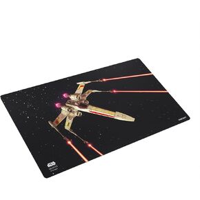 Star Wars Unlimited X-Wing Prime Game MAT - Officially Licensed, Full-Color Printed, Playmat, Slip-Resistant 24" by 14" Rubber Mat, Compatible with TCGs & LCGs, Made by Gamegenic