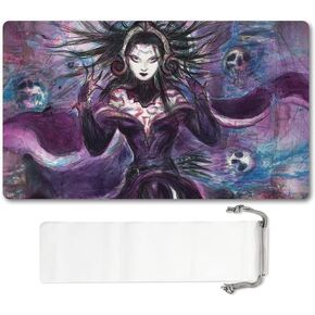 Liliana, DREADHORDE General - Board Game MTG Playmat Size 23.6X13.8 in Games Mousepad PlaymatsCompatible for TCG CCG Table Mats Free Bag