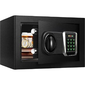 Fireproof Waterproof Safe Box for Home Documents, 3.0 Cu Ft Digital Security Safe Box with LED Sensor Light & Emergency USB-C Cable, Removable Shelf for Money Jewelry Valuables