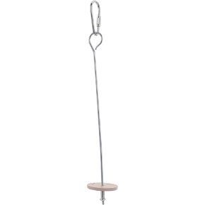Bird Food Holder, Stainless Steel Parrot Fruit and Vegetable Skewer for Hanging up Small Animal Food Feeding Tool for Small Animal Bird Toys Feeding and Watering Supplies