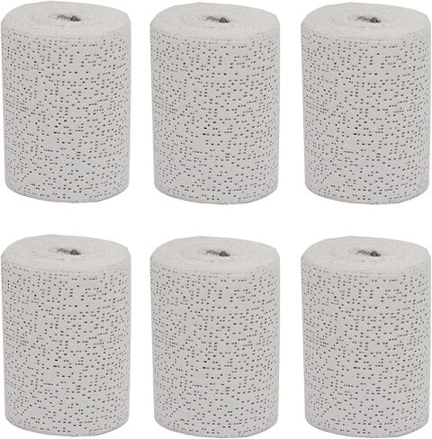 Fermus 6 Pack White Plaster Cloth Gauze Bandages Rolls for Art Project in Kuwait