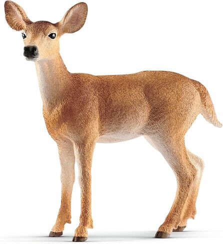 Schleich Wild Life, Animal Figurine, Animal Toys for Boys and Girls 3-8 Years Old, White-Tailed Doe, Ages 3+ in Saudi Arabia