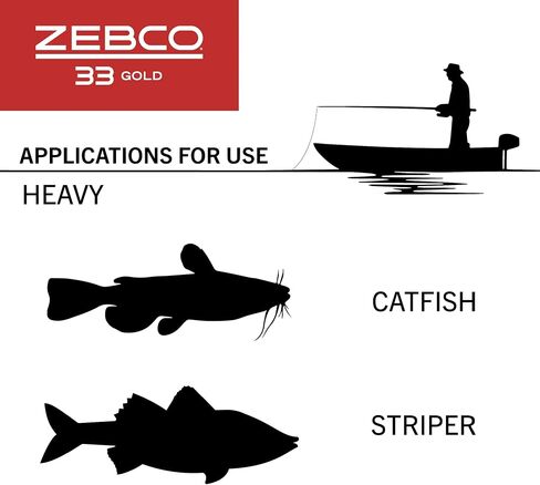 Zebco 33 GOLD SC REEL 10#C in Saudi Arabia