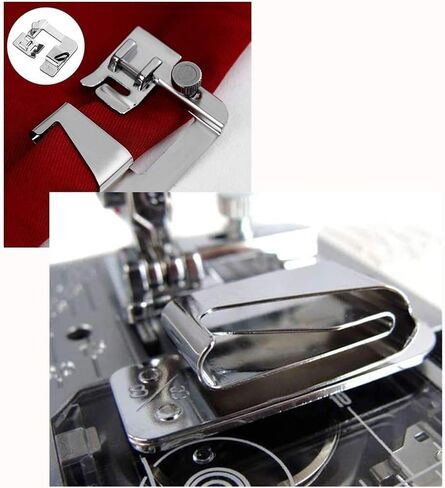 Windman 3 Sizes Wide Rolled Hem Pressure Foot Sewing Machine Presser Foot Hemmer Foot Set 1/2 Inch, 3/4 Inch, 1 Inch Low Shank Sewing Machine Presser Foot for Brother Singer in Kuwait