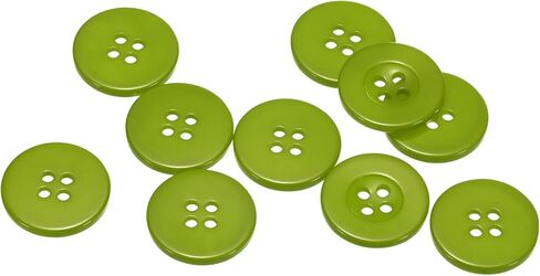 HARFINGTON 10pcs 32L Sewing Buttons 3/4"(20mm) Resin Round Flat 4-Hole Craft Replacement Buttons for Sewing Shirt Clothing and DIY, Rose Red in Saudi Arabia