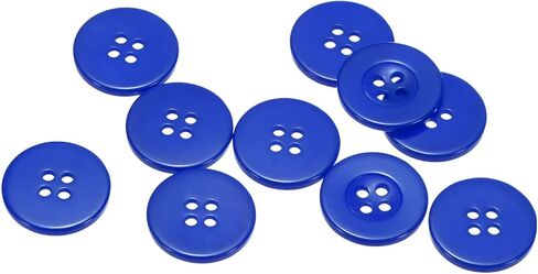 HARFINGTON 10pcs 32L Sewing Buttons 3/4"(20mm) Resin Round Flat 4-Hole Craft Replacement Buttons for Sewing Shirt Clothing and DIY, Rose Red in Saudi Arabia