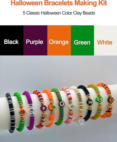 Red White Blue Beads Bracelet Making Kit, 3000＋ 4th of July Clay Beads Heishi Round Acrylic Gold Spacer Letter Beads for Jewelry Making, Friendship Bracelet Bead Ki with Charms for DIY Crafts in Kuwait