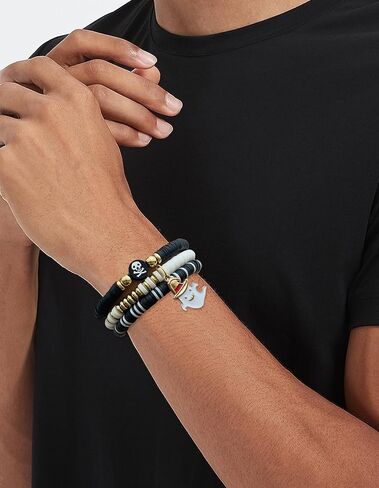 Red White Blue Beads Bracelet Making Kit, 3000＋ 4th of July Clay Beads Heishi Round Acrylic Gold Spacer Letter Beads for Jewelry Making, Friendship Bracelet Bead Ki with Charms for DIY Crafts in Kuwait