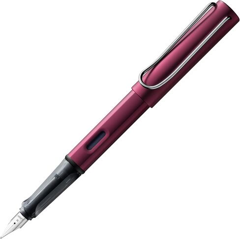 LAMY AL-star black purple - Fountain Pen with ergonomic grip & polished steel nib in size F - lightweight aluminum body - including LAMY T 10 blue cartridge - Right-Handed in Saudi Arabia