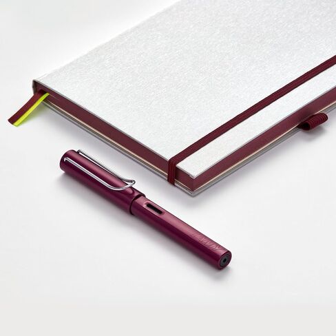 Lamy AL-star Fountain Pen - Elegant Design Cool Pens, Best Pens For Smooth Writing, Light Aluminum - Cosmic Fine Point Pen in Saudi Arabia