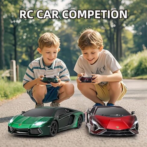 MIEBELY Lamboghini RC Car - 1:24 Scale Lambo Toy Car 3.7V 500mAh, LP700 Fast Remote Control Car for Boys 8-12, Rc Race Car Model Birthday Gifts for Kids Adults Boys Girls Age 6-12 Year Old in Saudi Arabia