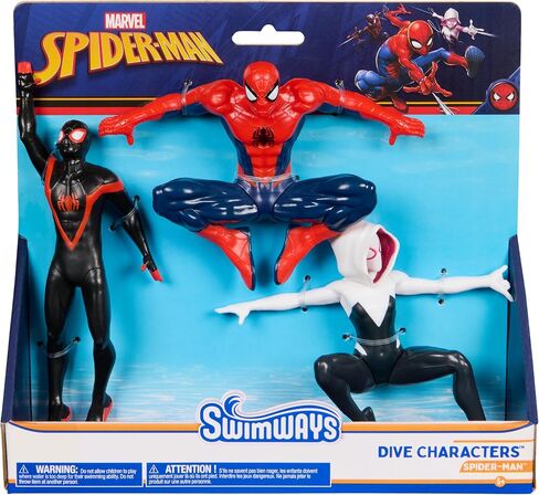 SwimWays Marvel Spidey Dive Characters 3-Pack, Swimming Pool Accessories & Kids Pool Toys, Pool Party Supplies & Water Toys for Kids Aged 5 & Up in Saudi Arabia
