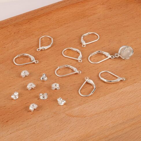 925 Sterling Silver Earring Making Supplies Ear Hooks Rings Butterfly Back in Saudi Arabia