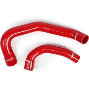 Mishimoto MMHOSE-WR6-91BK Silicone Radiator Hose Kit Compatible With Jeep Wrangler YJ 1997-2006 Black