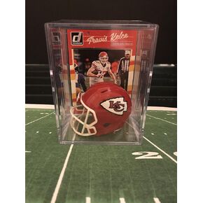 Kansas City Chiefs NFL Helmet Shadowbox w/Travis Kelce card