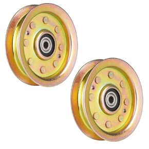 Flat Idler Pulley 175820 532175820 for Husqvarna CT126 CTH126 YTH2148 GTH2248 GTH2350 GTH250 GTH2654 LT126 TC130 Z4218 YTH2548 YTH2748
