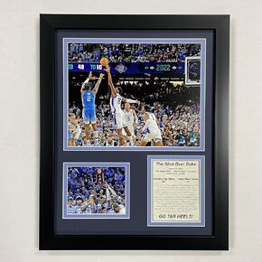 Legends Never Die, Inc. 2021-2022 UNC Tarheels | The Shot | 12"x15" Photo Collage