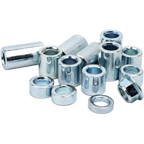 M12 Steel Spacer 10.9 Bolt Strength Sleeve Bushings Compatible with 12MM Classic Axle,13Pcs Lenght:5mm-35mm