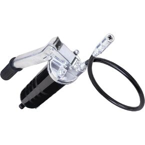 LUMAX LX-1403 Silver Heavy-Duty Quick Release Grease Coupler, 1/8" NPT, 1 Pack. Integrated Non-Return Valve enables Unit to be Disconnected Easily at pressures up to 15,000 PSI.