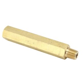 Aramox Oil Pressure Guage Adapter, Oil Pressure Guage Extension 1/4in NPT 115mm Length Replacement for Ford 260 289 302 351 V8 Windsor Engine