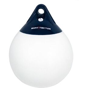 Extreme Max 3006.7327 BoatTector A Series Buoy - 11.5" x 15", White/Blue