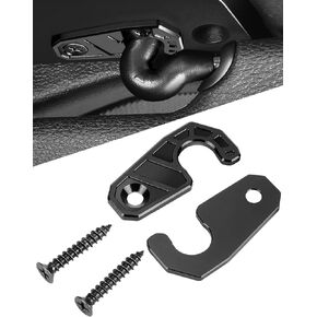 Upgraded Sun Visor Repair Kit, QMPARTS 2 PCS Aluminum Alloy Sun Visor Clips Compatible with Wrangler JK 2018, JL 2018-2024, 2020-2024 Gladiator, Used for Restores and Repairs Vehicle Sagging Sun Visor