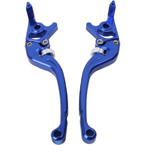 CNC Brake Lever Handle Adjustable Motorcycle 22mm 7/8" Aluminum Front&Rear Disc Brake Lever Fit for Most of Motorcycles,Scooters and Electric Bike Black