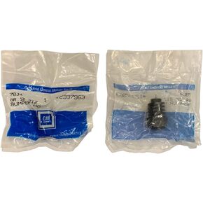 NOS Genuine GM Rubber Rear Deck Lid, Trunk, Hatch Adjusters Adjustment Stoppers Hardware (FITS: 1978-1988 G Body, 1978-2005 A | B Body, 1981-2005 J Body, 1984-2005 N Body, 1982-2002 F Body Cars)