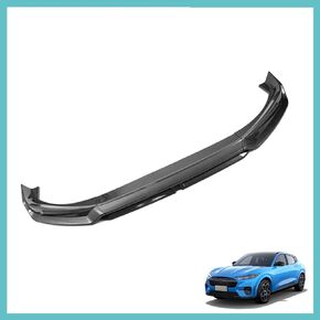 AOSKonology for Mustang Mach-E Front Lip Splitter ABS Front Bumper Lip Spoiler Side Body Kit Trim Compatible with Mustang mach e Exterior Accessories 2021 2022 2023 2024 (V2 GT Glossy Black)