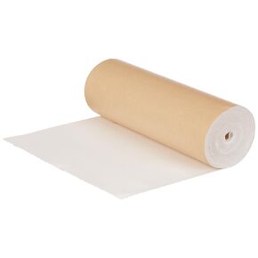 Rolyan Latex-Free Moleskin, 9" x 4 Yards, White, Adhesive Backing Moleskin Padding for Use with Splints, Braces, and Casts, Non-Latex Roll of Prewrap, Undercast Wrap for Skin Protection and Support