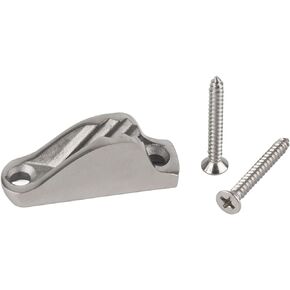 KIMISS Stainless Steel Rope Cleat, Boat Clam Cleat Rope Line Clamp Jam Grip Boat Hardware Parts Sailing Kayak Marine Accessories
