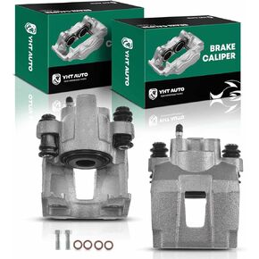 Set of 2 Rear Side Brake Caliper Assembly Replacement for Ford Explorer Jeep Liberty Wrangler Lincoln Aviator Mercury Mountaineer