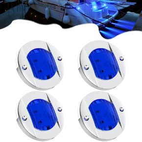 PSEQT LED Marine Boat Deck Lights, Stern Courtesy Interior Pontoon Anchor Light Waterproof for boats Night Fishing Kayak Yacht Duck John Boat