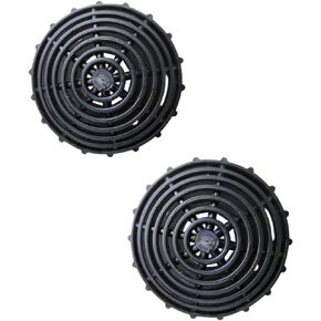 UanofCn 7100118 Intake Filter Screen for Johnson Pump and Livewell Aerator Pump 77125 Skeeter Ranger and Fishing Boat Round Nylon Plastic Black