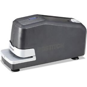 Electric Stapler with Anti-Jam Mechanism, 20-Sheet Capacity, Black