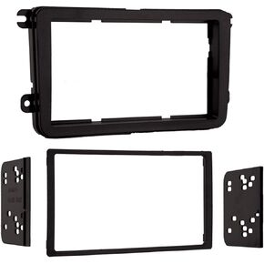 Metra Electronics95-9011B Double DIN Mount Kit for 2005-Up Volkswagen Vehicles, (Matte black)