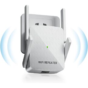 WiFi Extender Signal Booster, Internet Wireless Repeater for Home Coverage up to 10000sq.ft and 35 Devices, 1000Mbps WiFi Booster with Ethernet Port, Dual Band 2.4G/5G, 4 Antennas