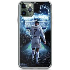 DENOU Phone Case Ronaldo Compatible with iPhone 13 Bumper Absorption Tested Transparent