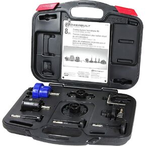 Powerbuilt Cooling System Adapter Set, 8 Piece, Cooling System Pressure Kit Upgrade, For Use with 940427 Kit, Storage Case, 647893