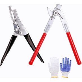 Radiator Repair Pliers Tool Set, Car Radiators Opening Tab Lifter and Closing Header Tool for Radiator Tank Repair and Maintenance on Cars and Trucks